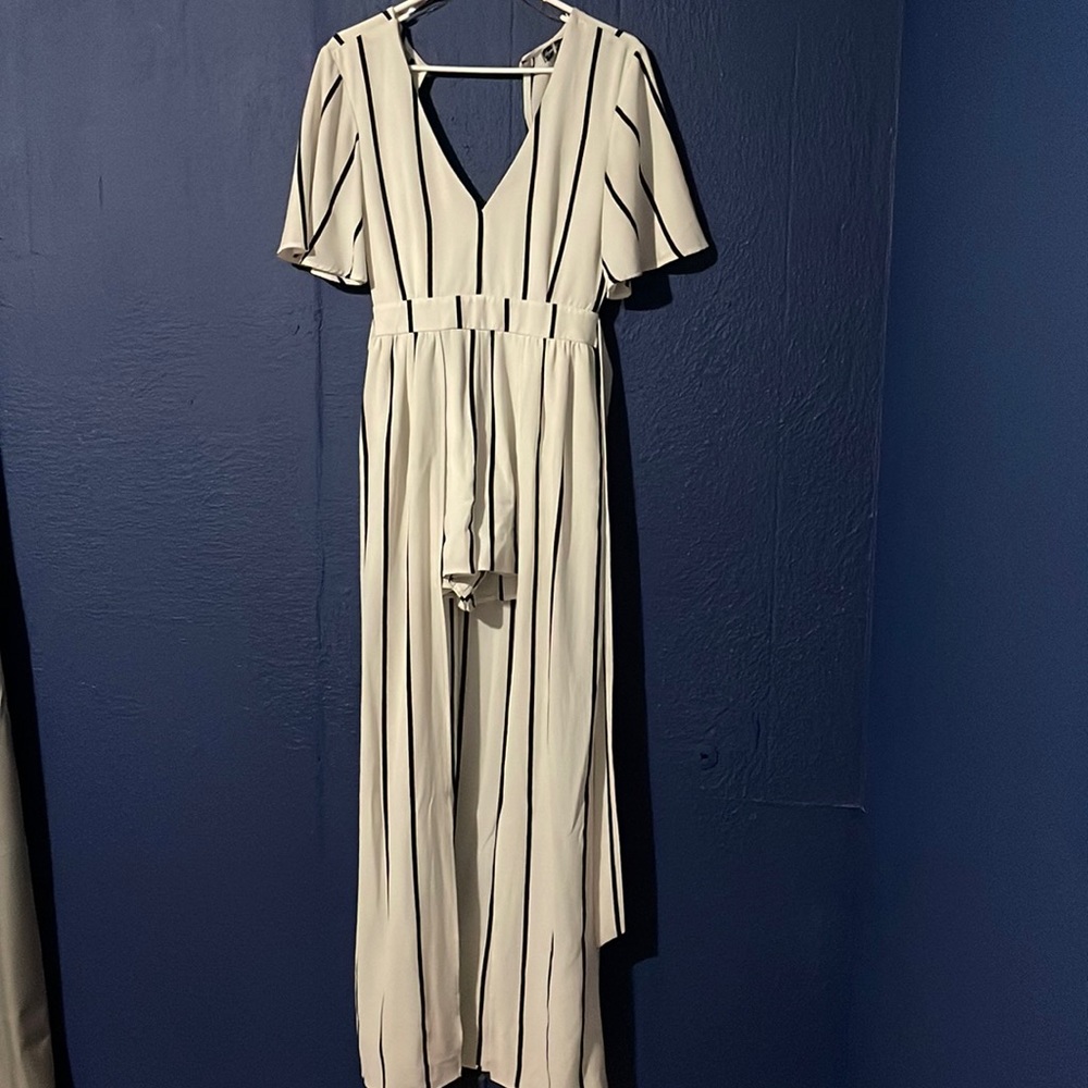 small jumpsuit shorts with a tail